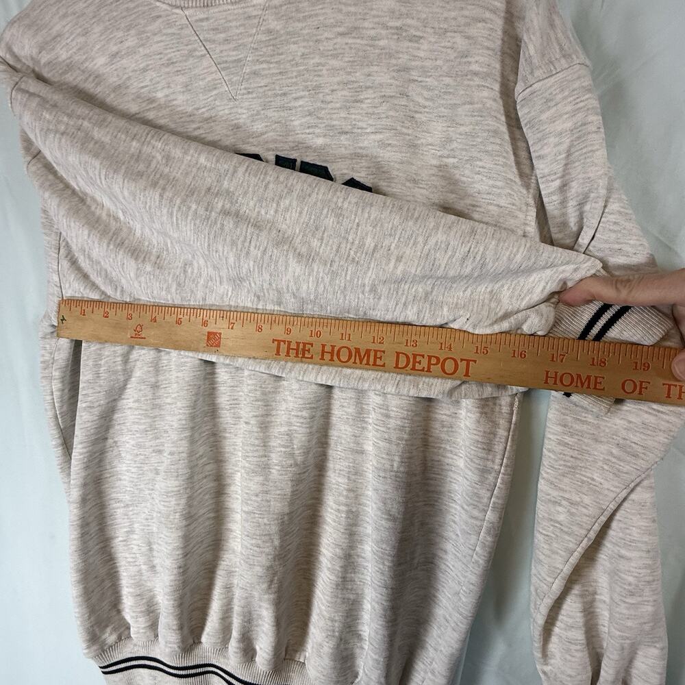 VTG University Cambridge Ringer Sweatshirt Crew RARE Academia SIZE SMALL 80s 90s - Picture 14 of 15